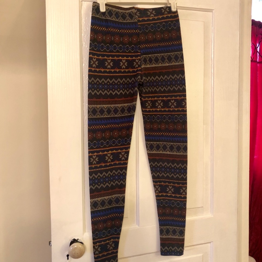 Fleece lined winter leggings M